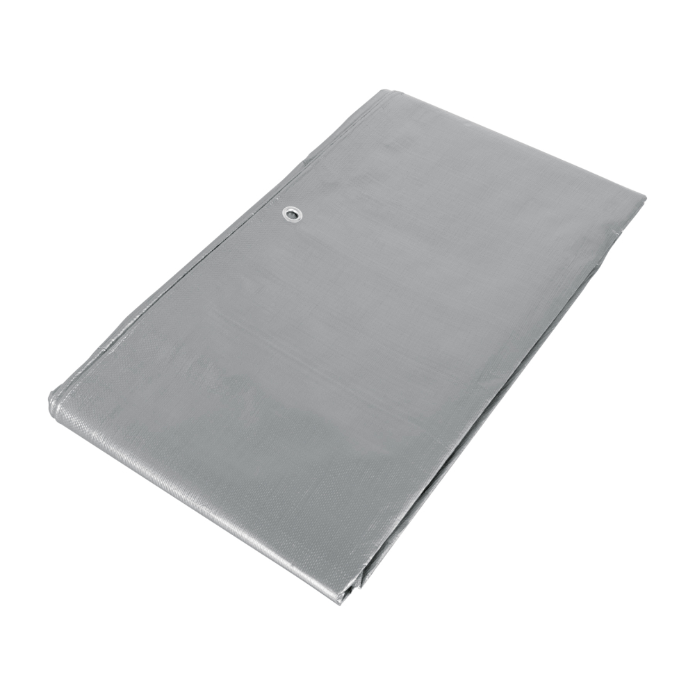 Lona de polietileno reforzada 3 x 3 m, gris, 180g/m2, TRUPER LT-33