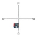 Llave de cruz 18' pulida y cromada, TRUPER LLCR-18