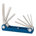 Juego de 8 llaves hexagonales mm, tipo navaja, TRUPER ALL-8M