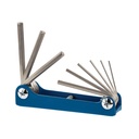 Juego de 9 llaves hexagonales mm, tipo navaja, TRUPER ALL-9M