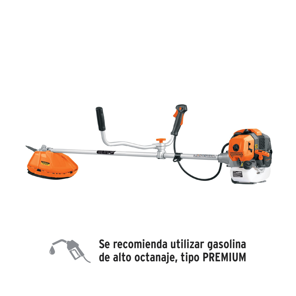 Desmalezadora a gasolina 43 cc mango 'bici', 18' corte DES-430