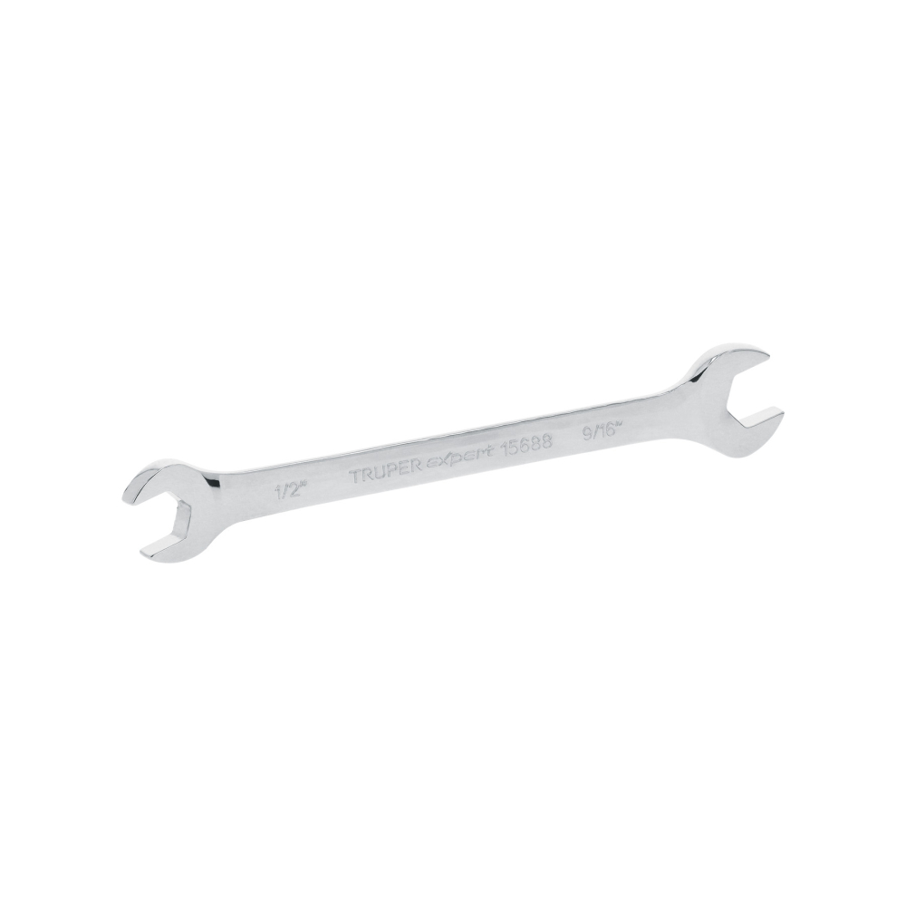 Llave española, 1/2 x 9/16' x 181 mm de largo, Truper Expert LL-3026