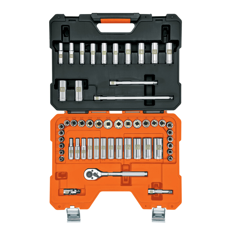 Juego de 53 herramientas cuadro 3/8' mm para mecánico JD-3/8X53M