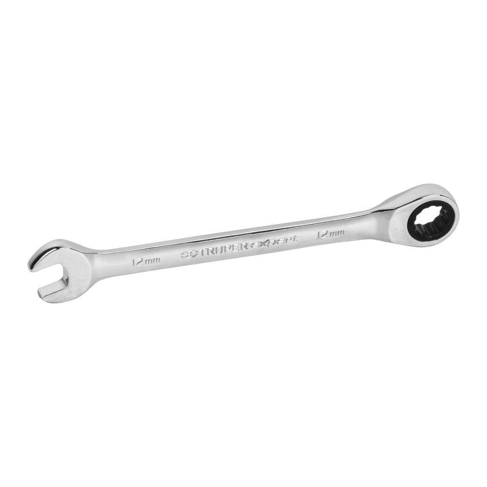 Llave combinada con matraca 12 mm x 166 mm largo, EXPERT LL-2012MX