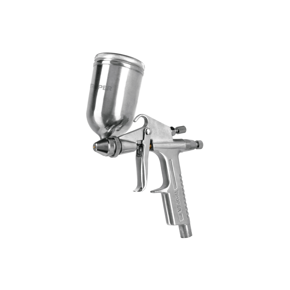 Pistola para retoque LVMP vaso aluminio, 0.5 mm, TRUPER PIPI-400