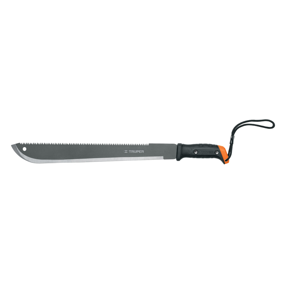 Machete doble filo 18', cacha atornillada, funda de cartón MACH-18