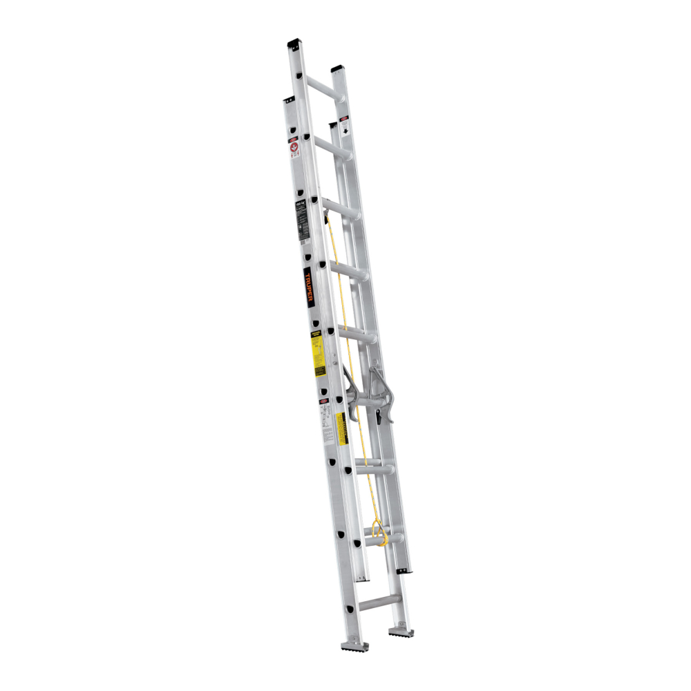 Escalera de extensión, tipo III, 16 peldaños, TRUPER ESE-16