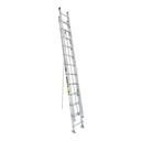 Escalera de extensión, tipo III, 24 peldaños, Truper ESE-24