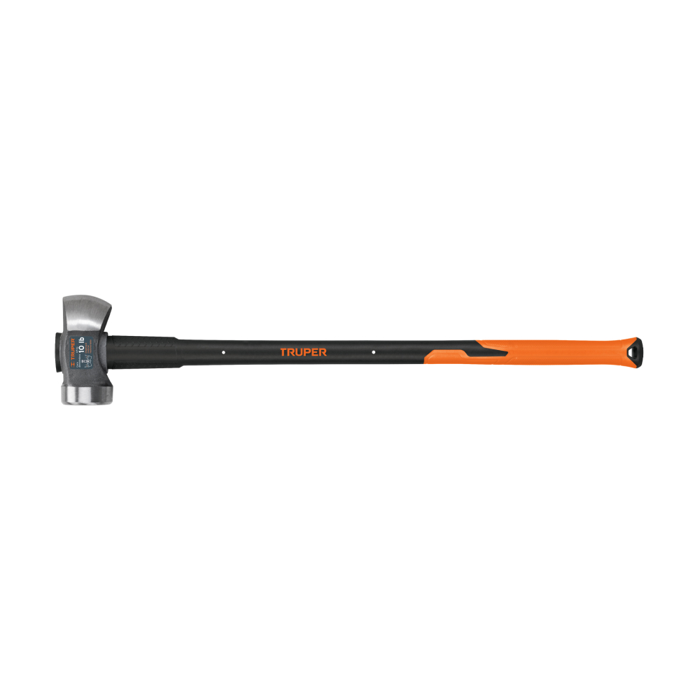 Marro demoledor 10 lb, mango fibra de vidrio 36', TRUPER MD-10FX