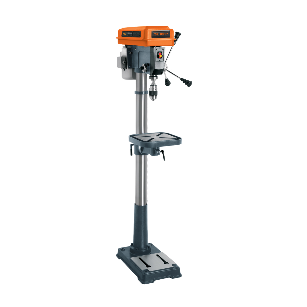 Taladro de piso 15', 1 HP (750 W), broquero 5/8', TRUPER TAPI-15