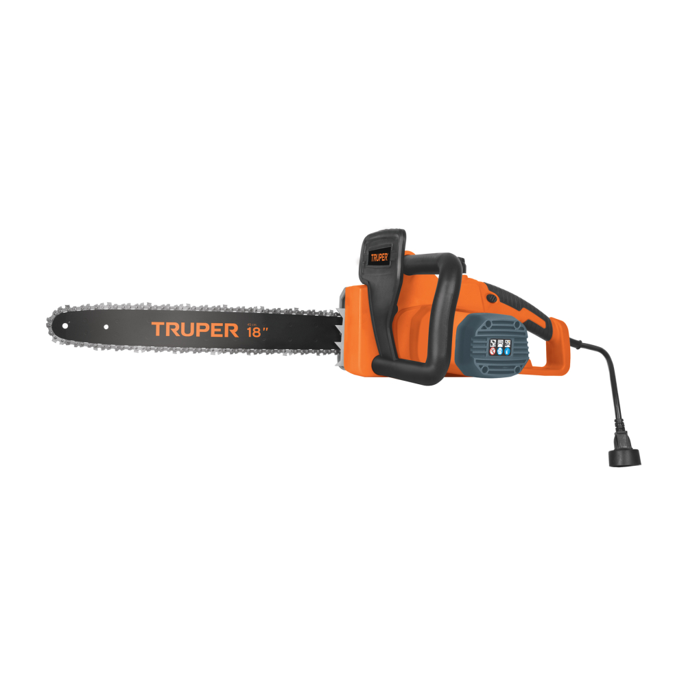 Motosierra eléctrica 1600 W con barra de 18', TRUPER MOTE-18