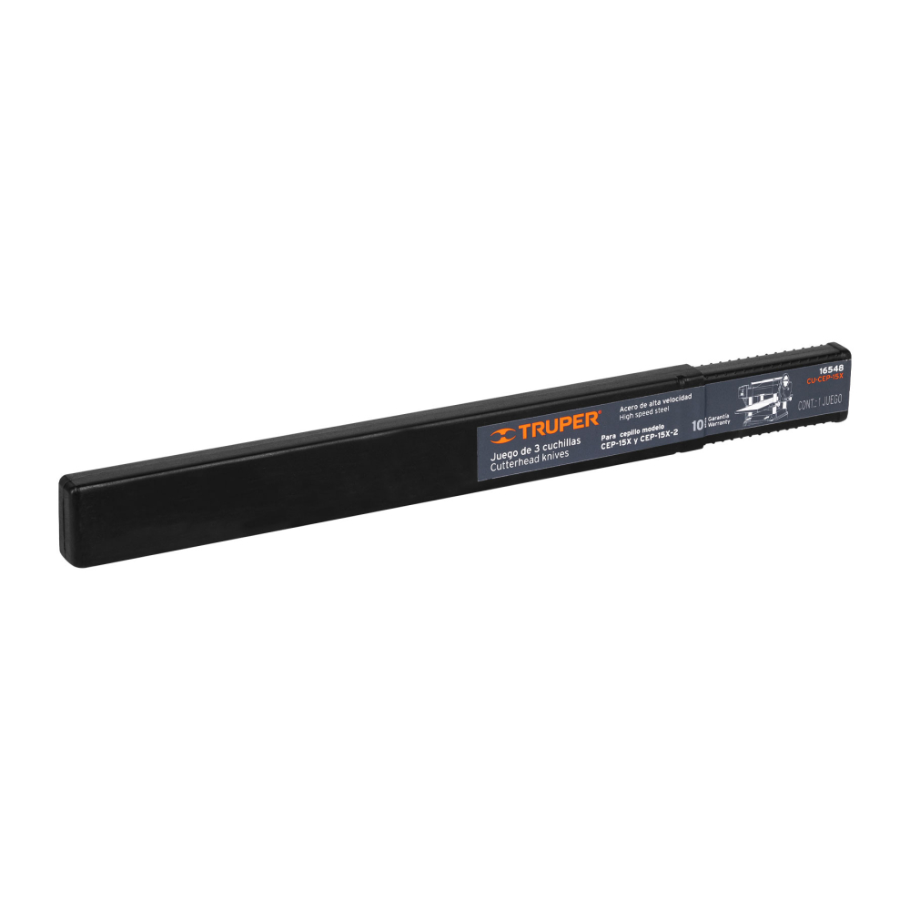 Caja con 3 cuchillas HSS para cepillo de piso CEP-15X CU-CEP-15X