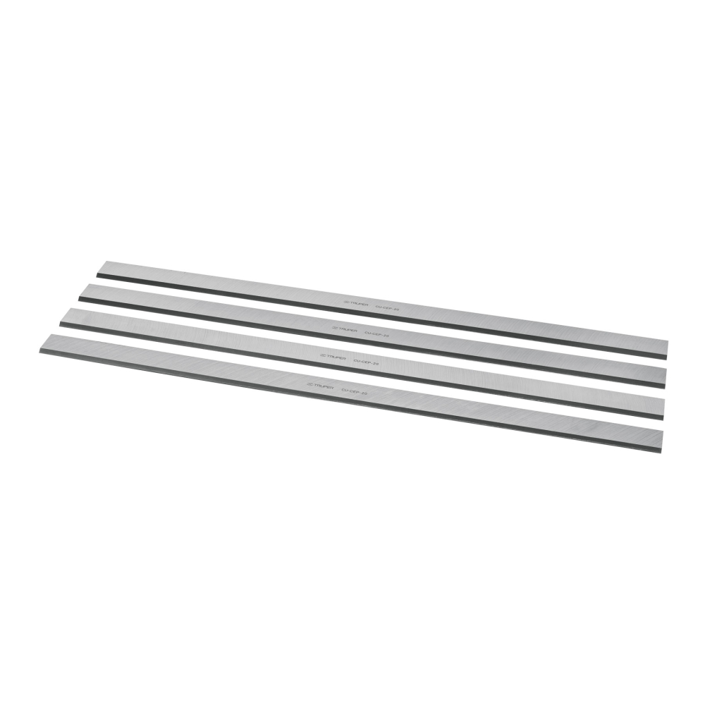 Caja con 4 cuchillas HSS para cepillo de piso CEP-20, TRUPER CU-CEP-20