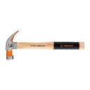 Martillo pulido 16 oz uña curva, mango hickory, TRUPER Grip MO-16