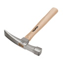 Martillo ladrillero 24 oz, mango madera, TRUPER ML-24