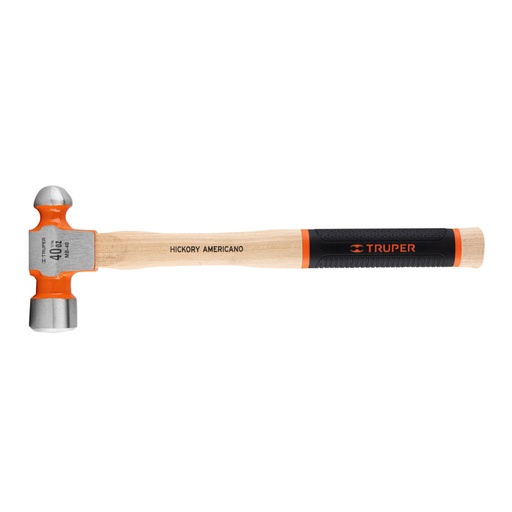 [16905] Martillo pulido de bola 40 oz mango hickory, TRUPER Grip MB-40
