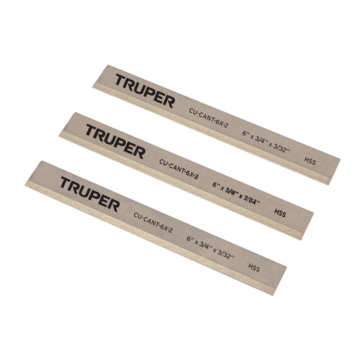 [16919] Cuchillas para CANT-6X-2, 3 piezas en caja, TRUPER CU-CANT-6X-2