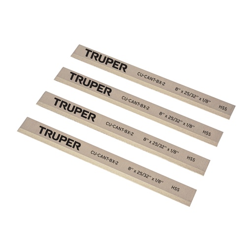 [16921] Cuchillas para CANT-8X-2, 4 piezas en caja, TRUPER CU-CANT-8X-2