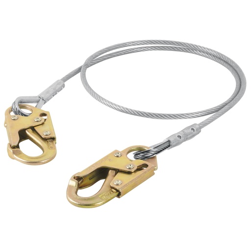 [17047] Cable de posicionamiento de acero 1.8 m, ANSI, TRUPER CAB-5490-18-A