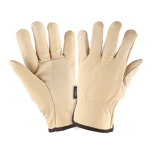 [17053] Guantes de piel de res tipo operador, TRUPER GU-273