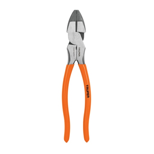 [17328] Pinza para electricista 9' alta palanca mango PVC, TRUPER T210-9