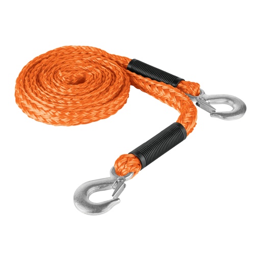 [18345] Cuerda con ganchos para remolque, 22 mm x 3.5 m, Truper CREM-5/8X35