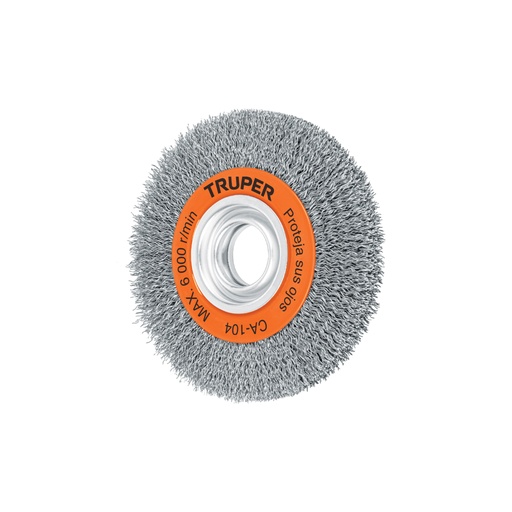 [11520] Carda alambre ondulado 6' x 3/4' para esmeril, TRUPER CA-104