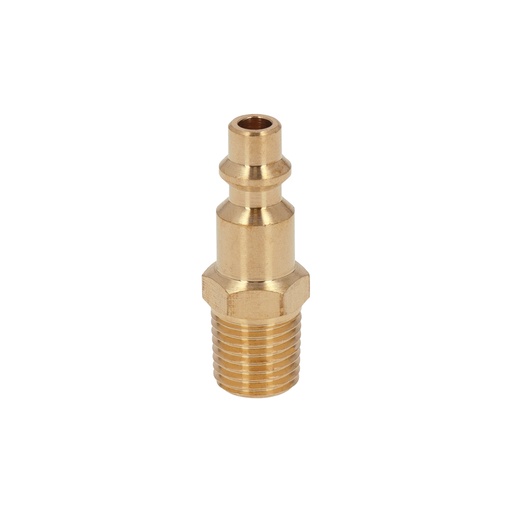 [19083] Conector rápido de latón, macho, cuerda 1/4' NPT, TRUPER CORAL-MA-1/4