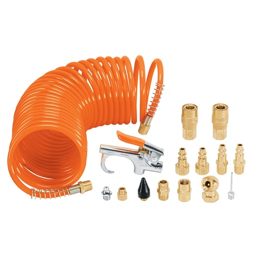 [19094] Juego de 15 accesorios neumáticos, cuerda 1/4' NPT, TRUPER JAN-15