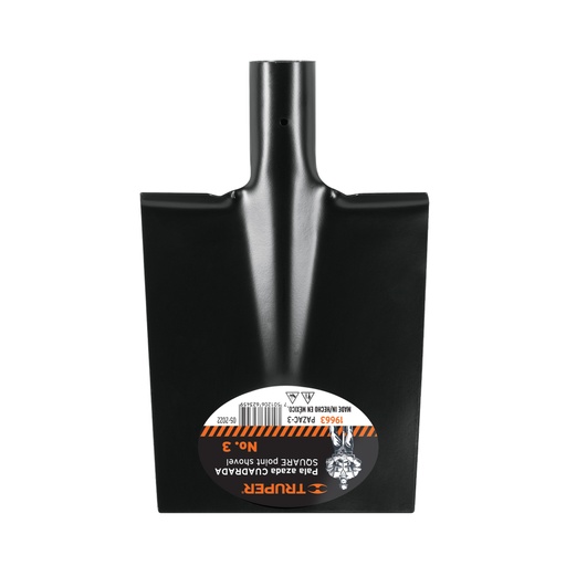 [19663] Pala azada cuadrada # 3, sin mango, TRUPER PAZAC-3