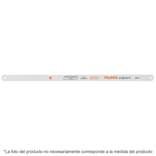 [19699] Blíster con 2 seguetas bimetálicas de 18 DPP, Truper Expert SBI-18/2