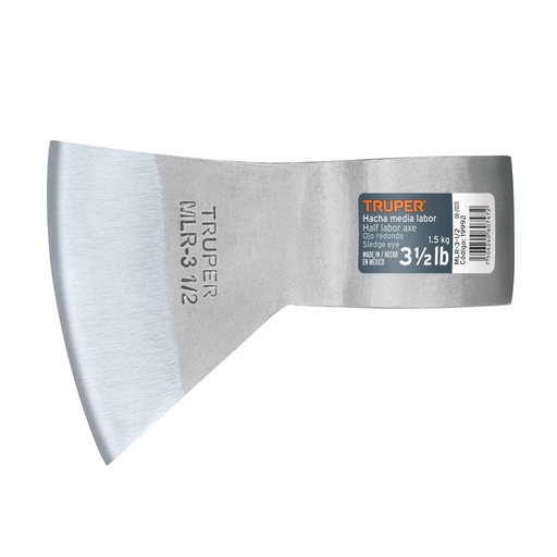 [19992] Hacha media labor ojo redondo 3-1/2 lb sin mango, TRUPER MLR-3-1/2