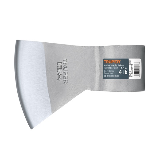 [19993] Hacha media labor ojo redondo 4 lb sin mango, TRUPER MLR-4