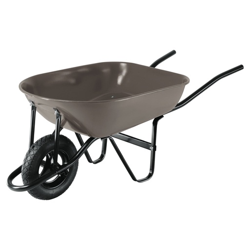 [20646] Carretilla 5.5 ft3, gris, neumática, bastidor tubular,PRETUL CAP-5NB