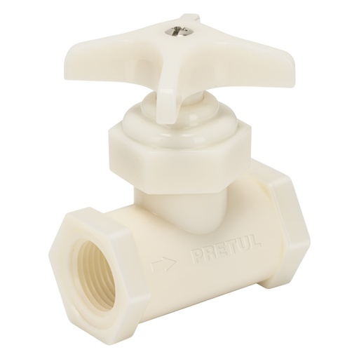[20665] Válvula globo de ABS 1/2' roscable, PRETUL GLRO-1/2P