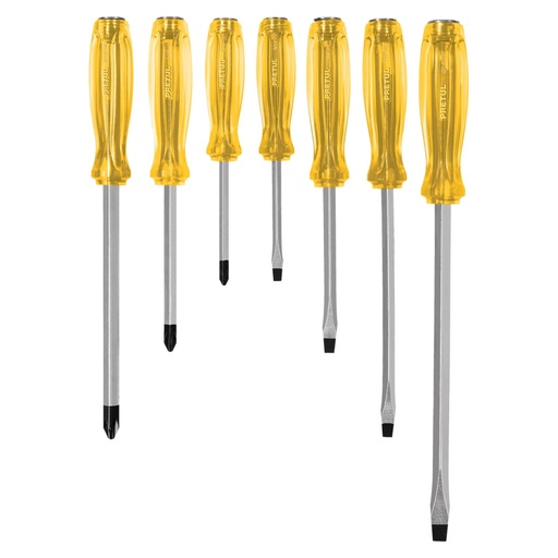 [21378] Juego de 7 desarmadores de impacto, Pretul J-DIMP-7