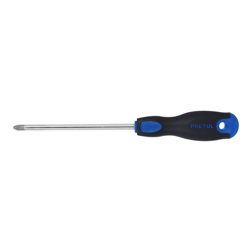 [21492] Desarmador de cruz 5/16' x 6' mango Comfort Grip, PRETUL DP-5/16X6BP