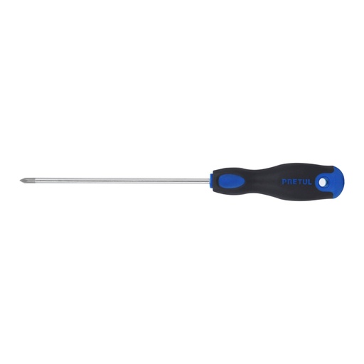 [21494] Desarmador de cruz 3/16' x 6' mango Comfort Grip, PRETUL DP-3/16X6BP