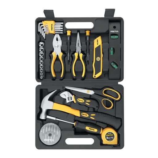 [22101] Juego de herramientas, Comfort Grip, 42 piezas, PRETUL SET-42