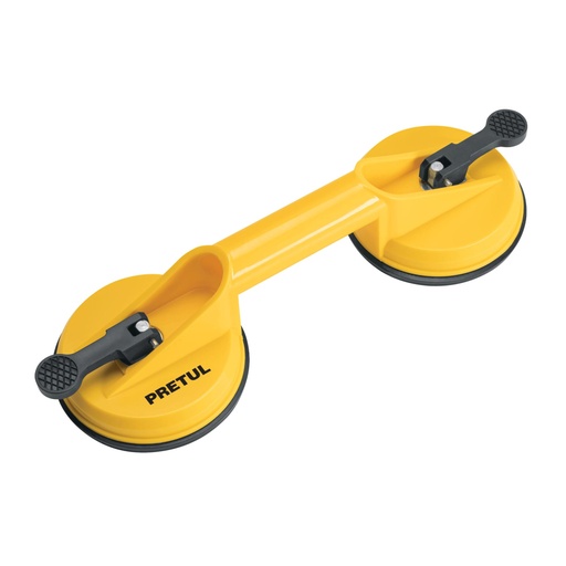 [23051] Ventosa de plástico para vidrio, 2 copas de succión, PRETUL VEVI-2