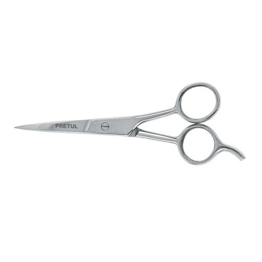 [23168] Tijera 5-1/2' estilista, con gancho, acero inoxidable,PRETUL TP-8419-5-1/2