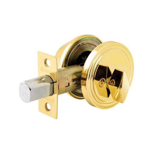 [23613] Cerrojo llave-mariposa latón brillante, llave tradicional CERO-11P