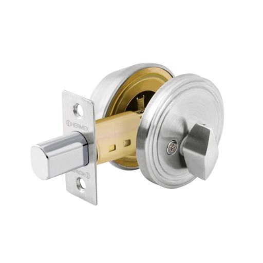 [23614] Cerrojo llave-mariposa cromo mate, llave tradicional, HERMEX CERO-31P