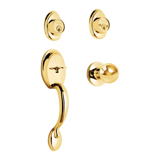 [23670] Jaladera y perilla, Berna llave-llave, LB, BASIC CEP-12PJP