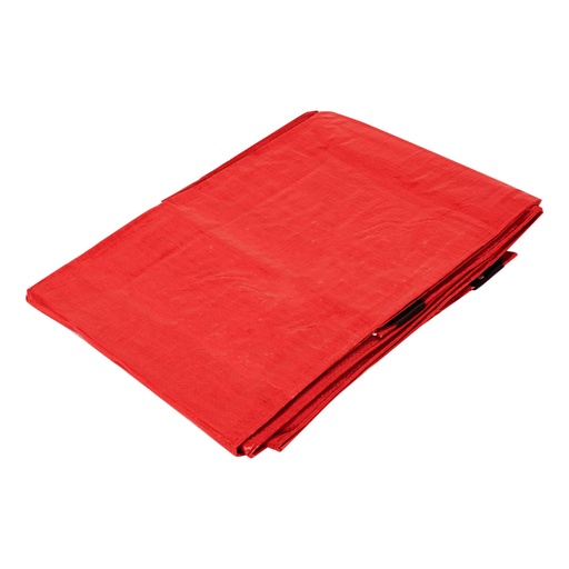 [23764] Lona de polietileno 3 x 3 m, roja, 110 g/m2, PRETUL LP-33R