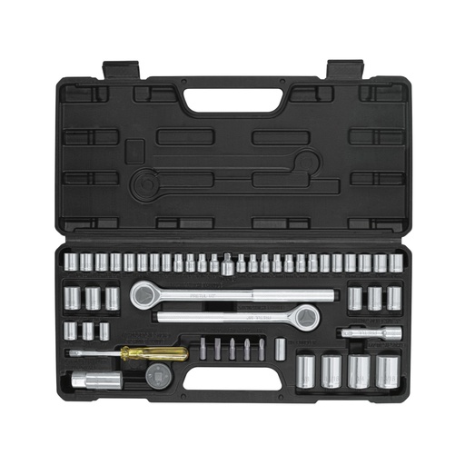 [24219] Juego 51 herramientas 1/4', 3/8' y 1/2' p/mecánico, Pretul SET-51
