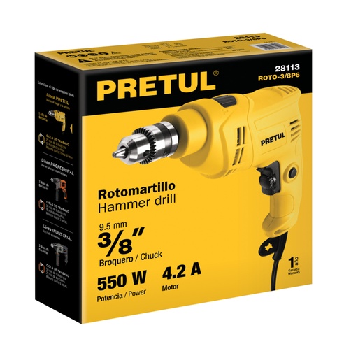 [26097] Caja de empaque de repuesto para ROTO-3/8P6, Pretul CJ-ROTO-3/8P6