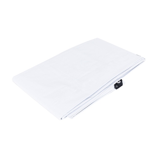 [26135] Lona de polietileno 4 x 4 m, blanca, 110 g/m2, PRETUL LP-44B