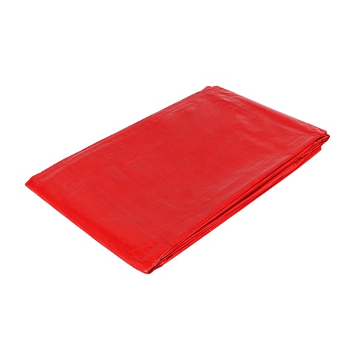 [26153] Lona de polietileno 4 x 4 m, roja, 110 g/m2, PRETUL LP-44R