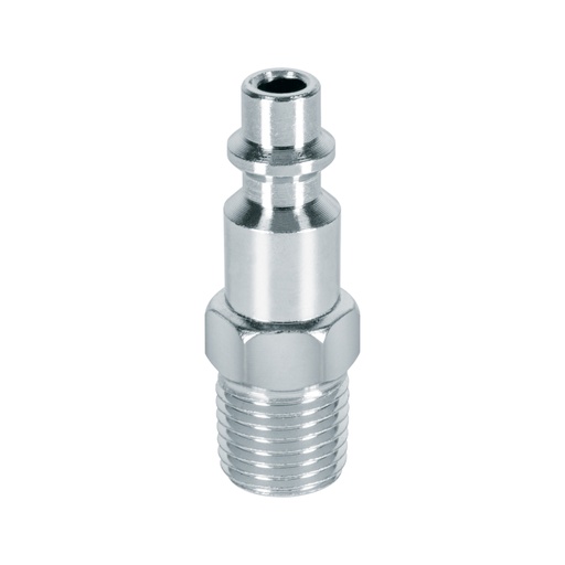 [27023] Conector rápido de acero, macho, cuerda 1/4' NPT, PRETUL CORAL-MA-1/4P